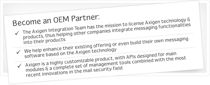 Top reasons to team up with Axigen