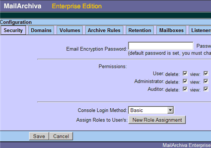 Setting an Encryption Password