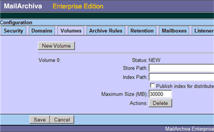 Defining a Volume