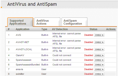 Activating the AxiMilter Filter