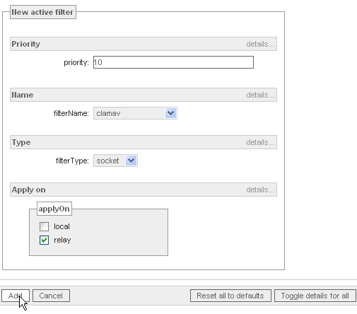 Adding an Active Filter