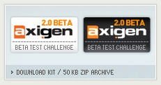 AXIGEN Beta Campaign - Logos AXIGEN Beta Campaign - Logos