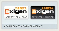 AXIGEN Beta Campaign - Logos AXIGEN Beta Campaign - Logos