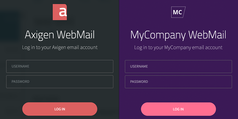 Axigen-WebMail-Customization
