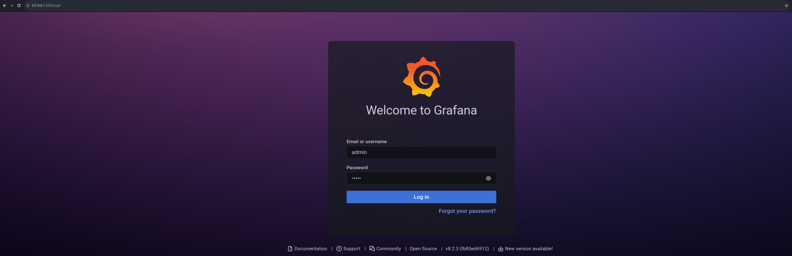 grafana-login