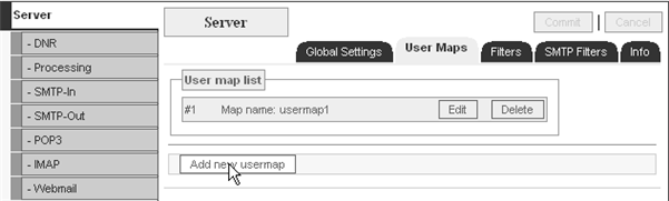 New UserMap