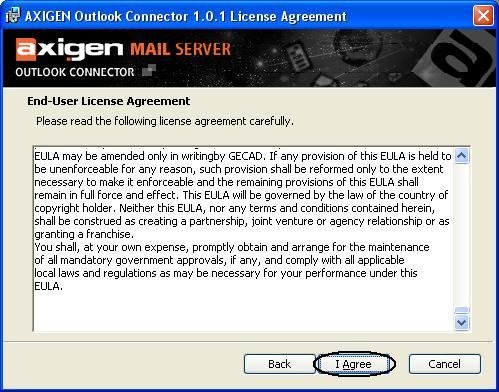 Outlook Connector End-User License Agreement